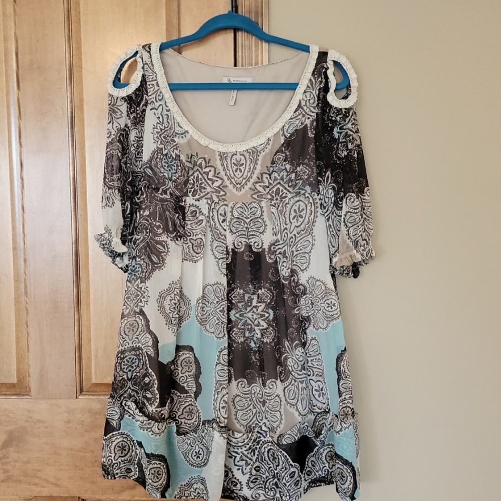BCBGeneration Flowy patterned dress Szie S